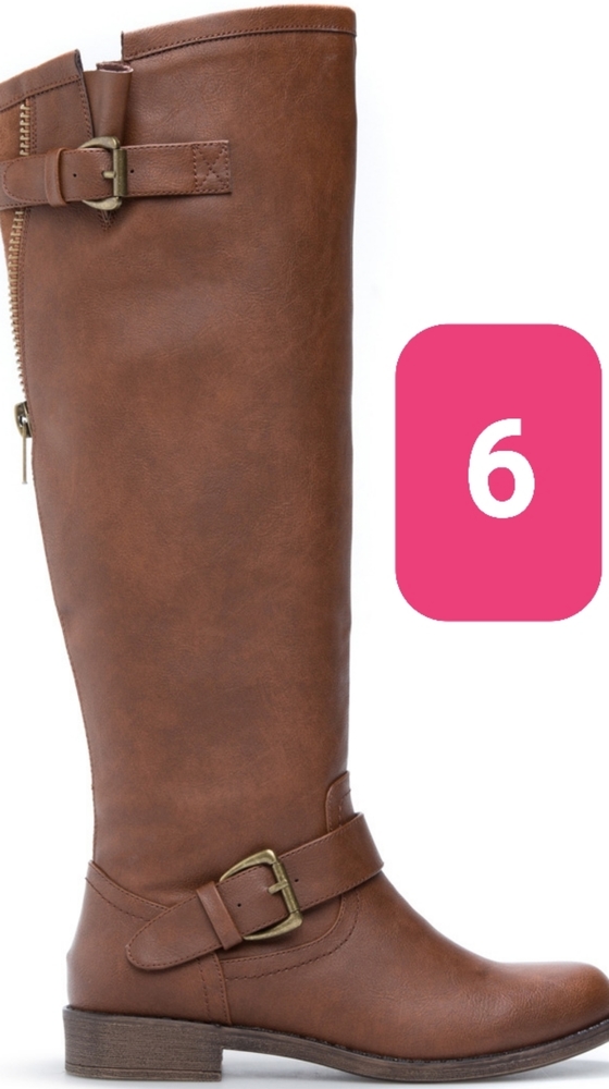 New JustFab brown boots